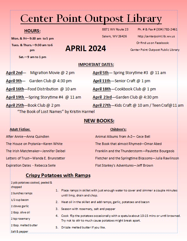 april 2024 newsletter image