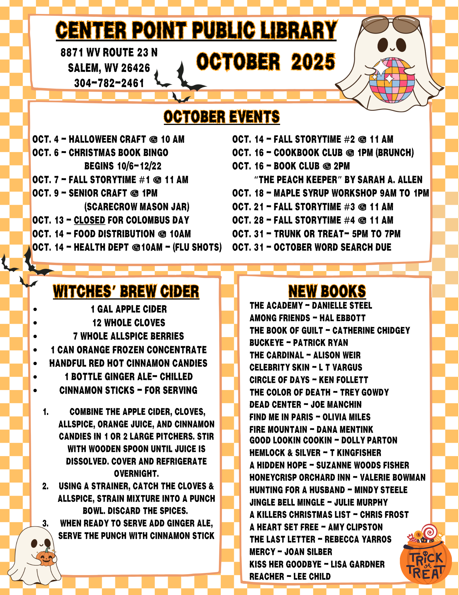 OCTOBER 2025 NEWSLETTER